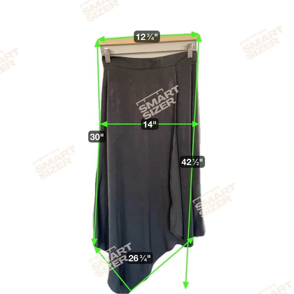 Bohme asymmetrical maxi skirt